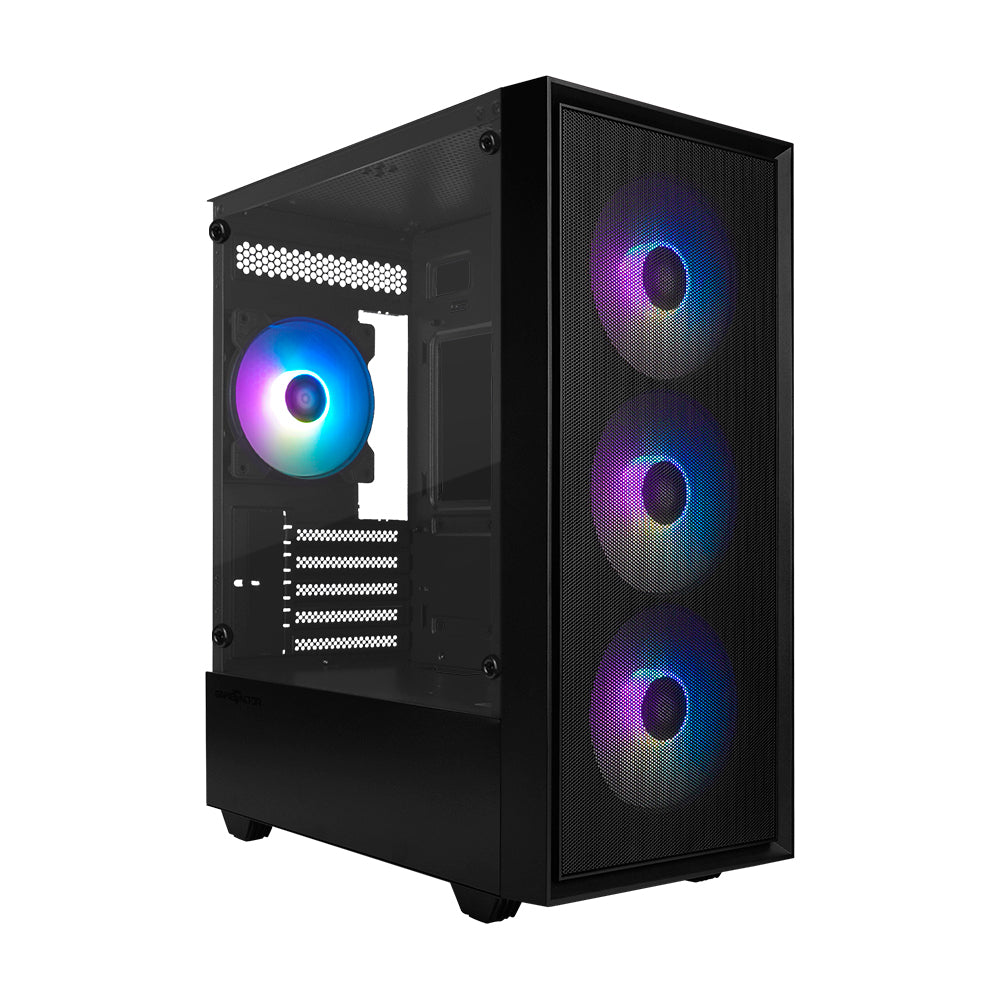 GABINETE GAME FACTOR MATX, USB 3.0, 4 VENT 120MM ARGB S/FTE CSG503 GABINETE GAME FACTOR MATX, USB 3.0, 4 VENT 120MM ARGB S/FTE CSG503